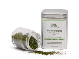 Dinkelgras Rohsaft Granulat