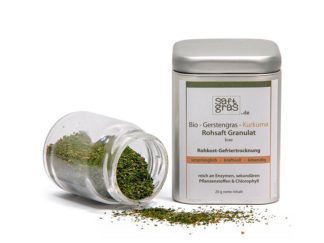 Gerstengrassaft-Kurkuma Granulat
