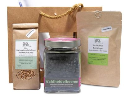 saftgras Knuspertasche