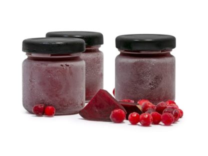 saftgras Gefäßputzer  30 Stück, Rote Bete & Waldpreiselbeeren, tiefgefroren